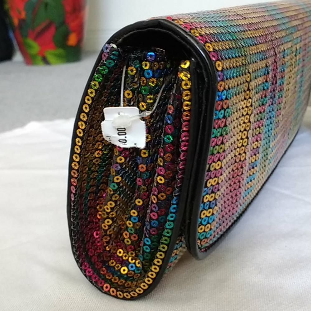 Aldo sequined clutch NWOT - Picture 5 of 7
